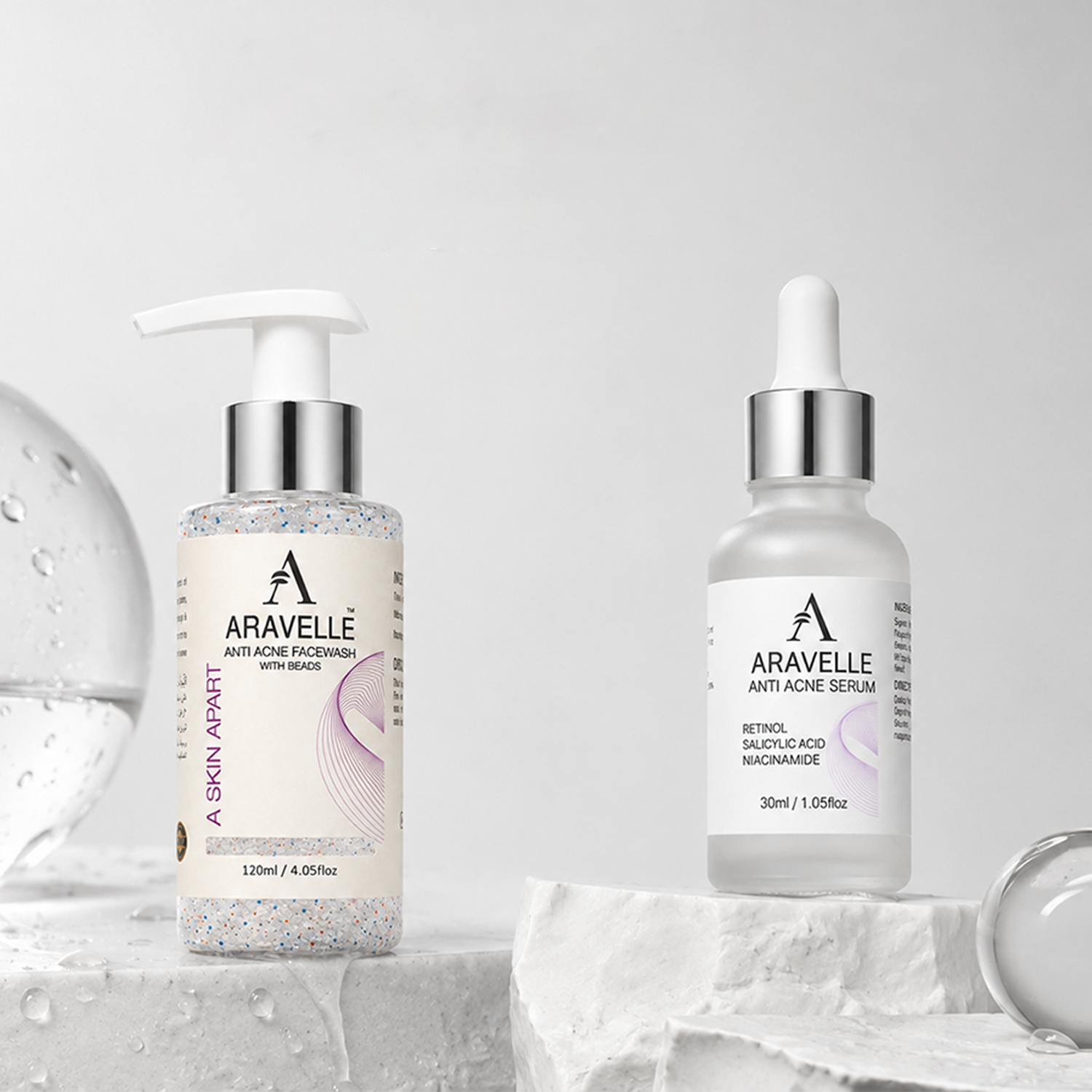 Aravelle Acne Care Duo – Clear Skin Essentials